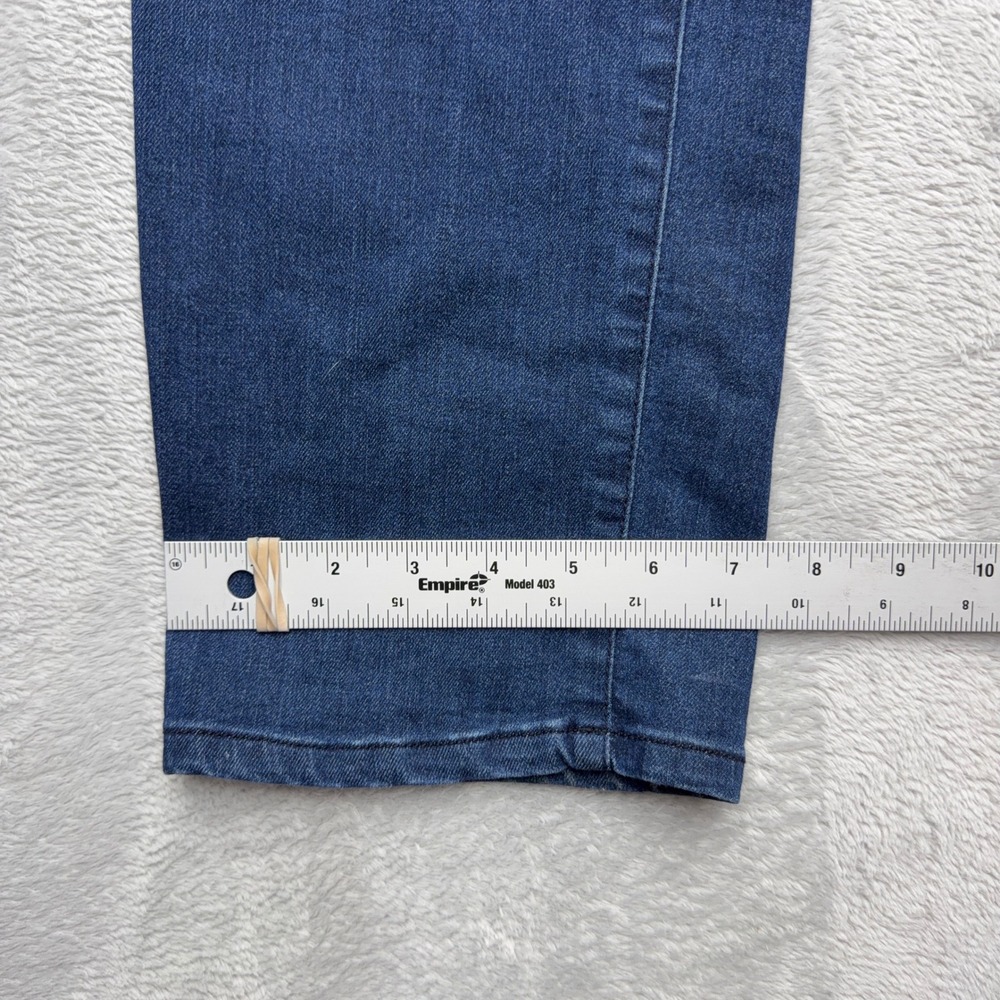 Democracy Jeans Womens 8 Blue Ab'solution Straight Leg Stretch Denim Slimming - Picture 4 of 7
